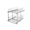 Rev-A-Shelf Steel, Silver, 14.75 in W, 19 in H, 22 in D, 22 in L, Silver 5WB2-1522CR-1 - alternate 1